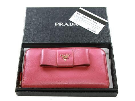 prada wallet women pink|prada wallet pink ribbon.